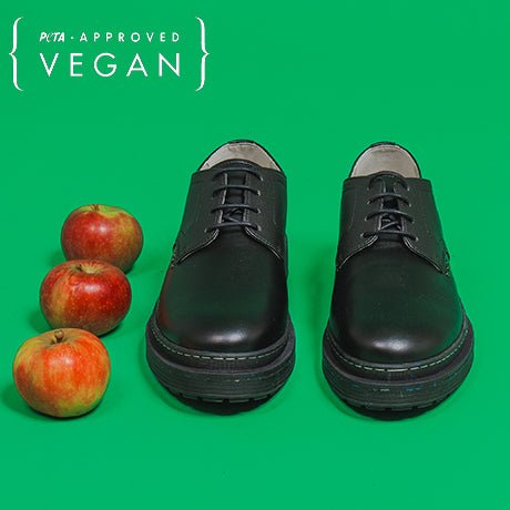 Black apple leather LANDER derby