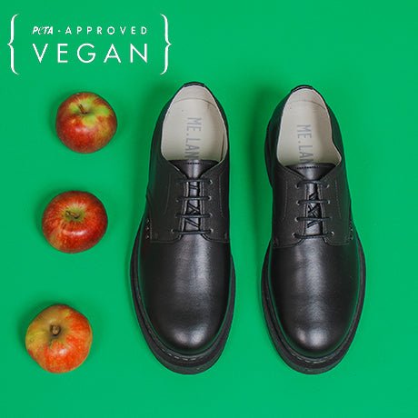 Black apple leather LANDER derby
