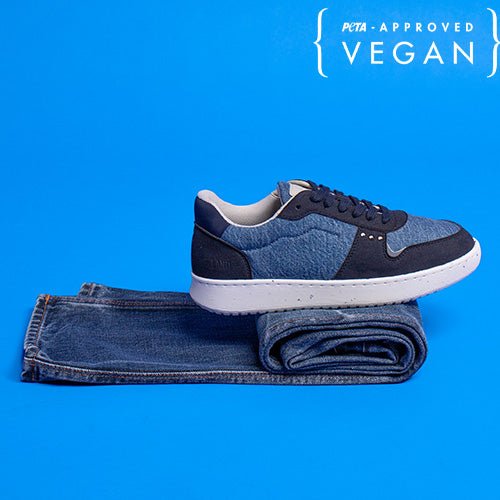 EVAN Upcycled Denim Sneakers - ME.LAND