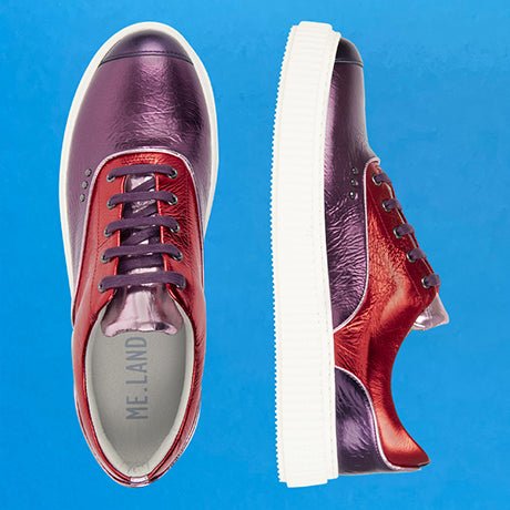 Metallic multi pink MEAKER sneaker